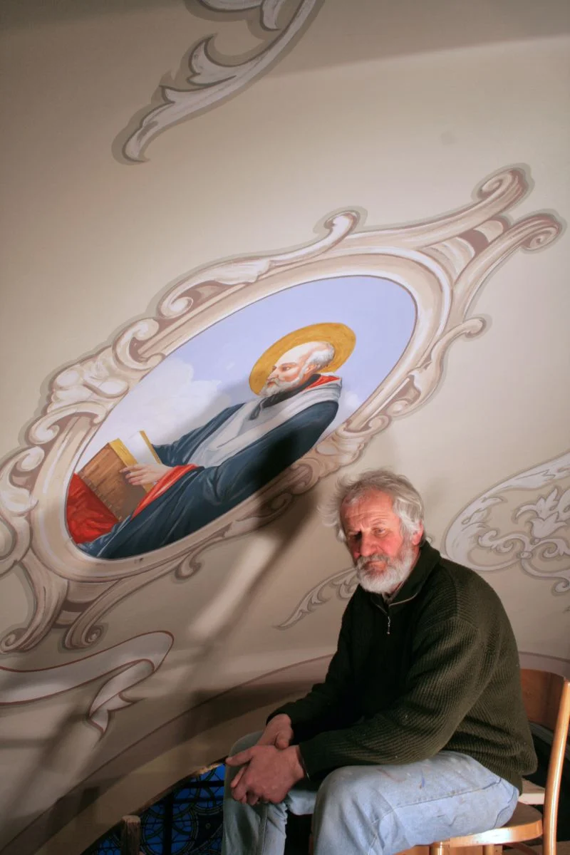 Polichromia kościoła - fragment 21