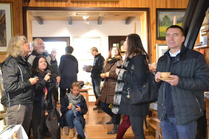 Spotkanie z uczestnikami pleneru w Wiejskiej Galerii Malarstwa - zdjęcie 4